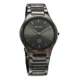 Titan Edge Ceramic Strap Material Ceramic Dial Colour Green 1696KC04
