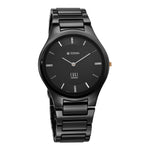 Titan Edge Strap Material Solid Ceramic Dial Colour Black 1696NC12