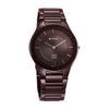 Titan Wine Ceramic Quartz Analog Maroon Dial Ceramic Strap Watch For Men (1696QC19)