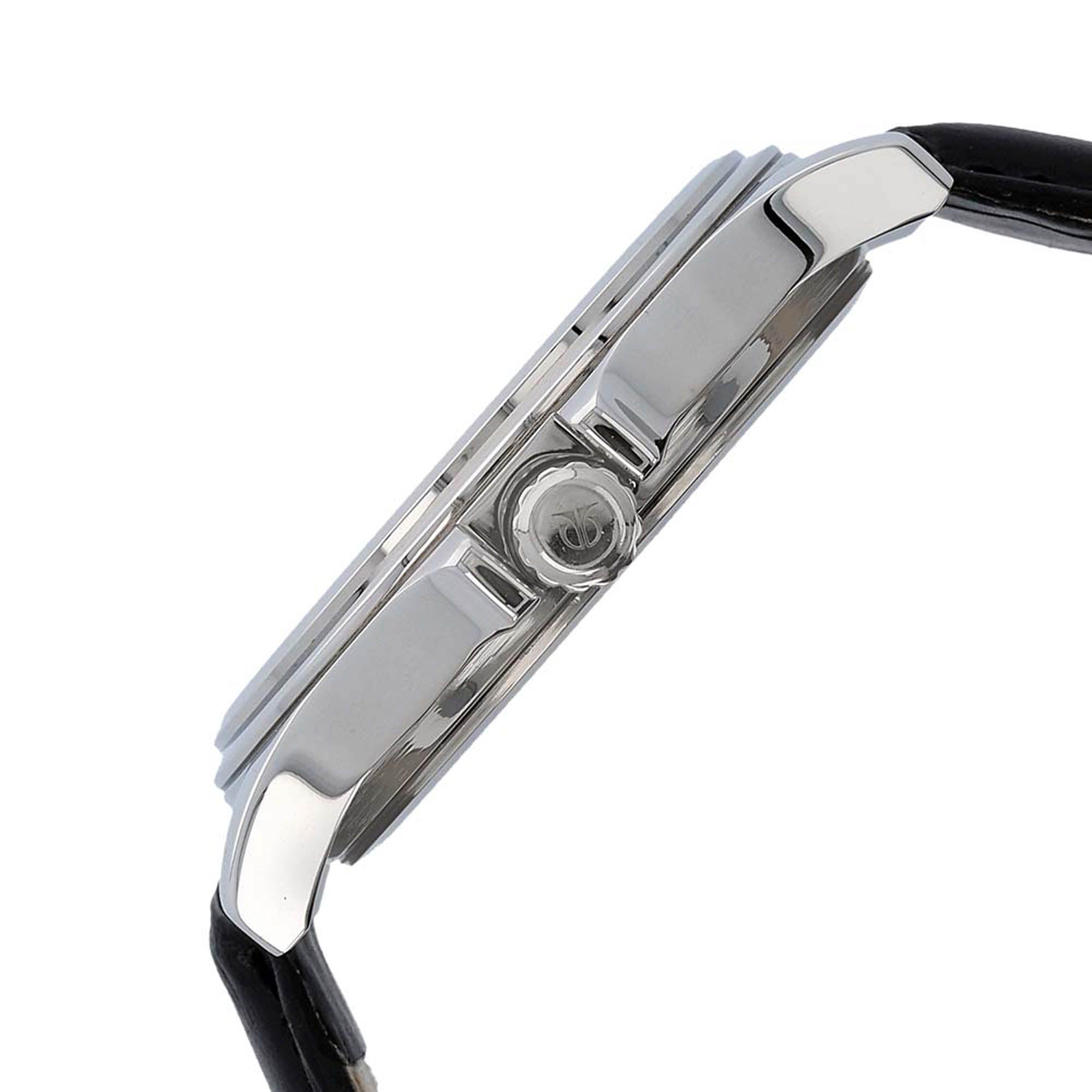 Titan Quartz Multifunction Anthracite Dial Leather Strap watch for Men