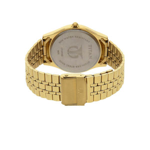 Titan Champagne Dial Analog Watch for Men 1713YM03