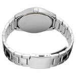 Titan Men's Eleganza Lumina Blue: Luminous Dial Watch with Sophisticated Link Metal Strap