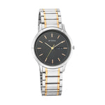 Titan Quartz Analog with Day and Date Black Dial Metal Strap Watch for Men