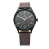 Titan Workwear Black Dial Analog Quartz Leather Strap watch for Men