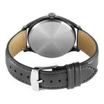 Titan Neo Economy IV Strap Material Leather Dial Colour Silver White 1802QL01