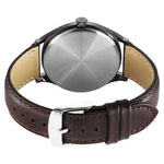 Titan Neo Economy IV Strap Material Leather Dial Colour Brown 1802QL02