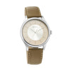 Titan Workwear Grey Dial Brown Leather Strap Analog Watch for Men
