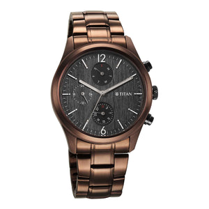 Titan Neo SplashBlack Dial Multi Stainless Steel Strap watch for Men