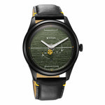 Titan Soccer Quartz Analog Green Dial Leather Strap Unisex Watch