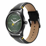 Titan Soccer Quartz Analog Green Dial Leather Strap Unisex Watch
