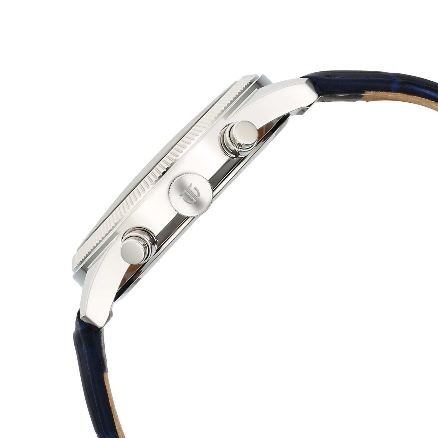 Titan Regalia Opulent Quartz Analog with Day and Date Blue Dial Blue Leather Strap Watch for Men