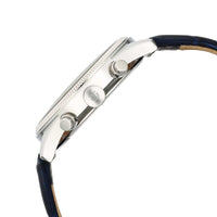Titan Regalia Opulent Quartz Analog with Day and Date Blue Dial Blue Leather Strap Watch for Men