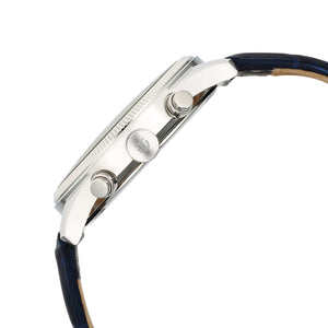 Titan Regalia Opulent Quartz Analog with Day and Date Blue Dial Blue Leather Strap Watch for Men