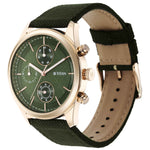Titan Neo Splash Green Dial Quartz Analog with Date Fabric Strap watch for Men