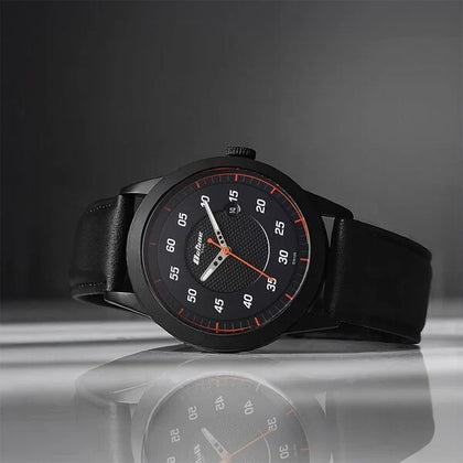 Titan Tuners Strap Material Leather Dial Colour Black 1806NL05