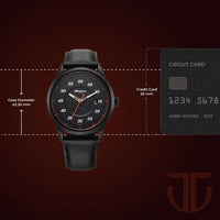 Titan Tuners Strap Material Leather Dial Colour Black 1806NL05