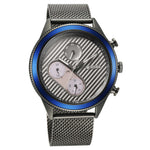 Titan Quartz Analog Anthracite Dial Stainless Steel Strap Watch for Men