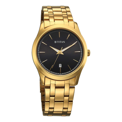 male gold watch
