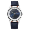 Titan Yin & Yang Blue Dial Analog Leather Strap Watch for Men