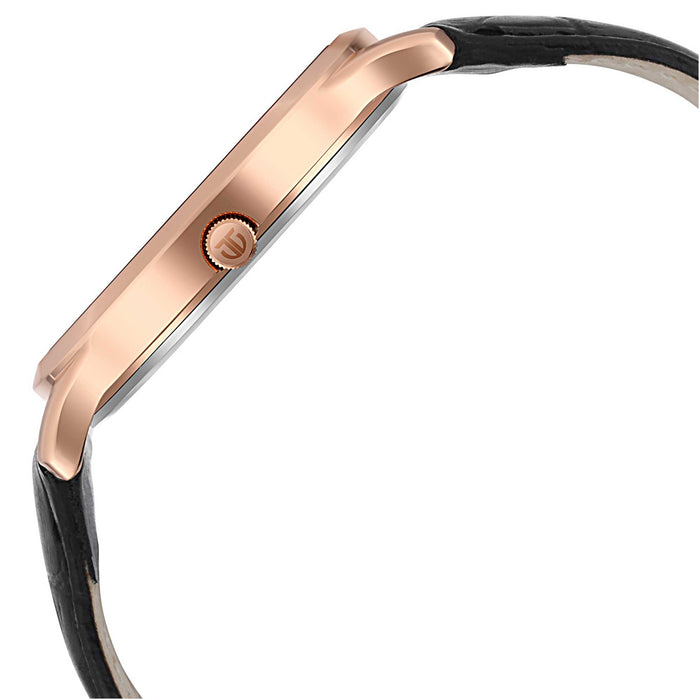 Titan Quartz Analog with Date Black Dial Leather Strap Watch for Men