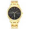 Titan Quartz Analog Black Dial Stainless Steel Strap Watch for Men