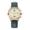 Titan Maritime White Dial Leather Strap Chronograph Watch for Men