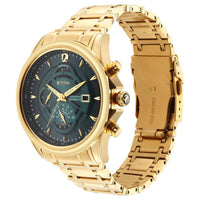Titan Regalia Premium Green Chrono Stainless Steel Strap watch for Men
