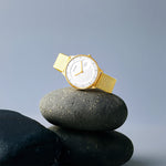 Titan Edge Slim Stainless Steel Strap White Dial Analog Watch for Men