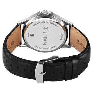 Titan Neo Arabic Green Round Dial Leather Strap Watch For Men 1870SL10