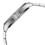 Titan Workwear Beige Dial Silver Stainless Steel Strap Analog with Date Watch for Men 1870SM06