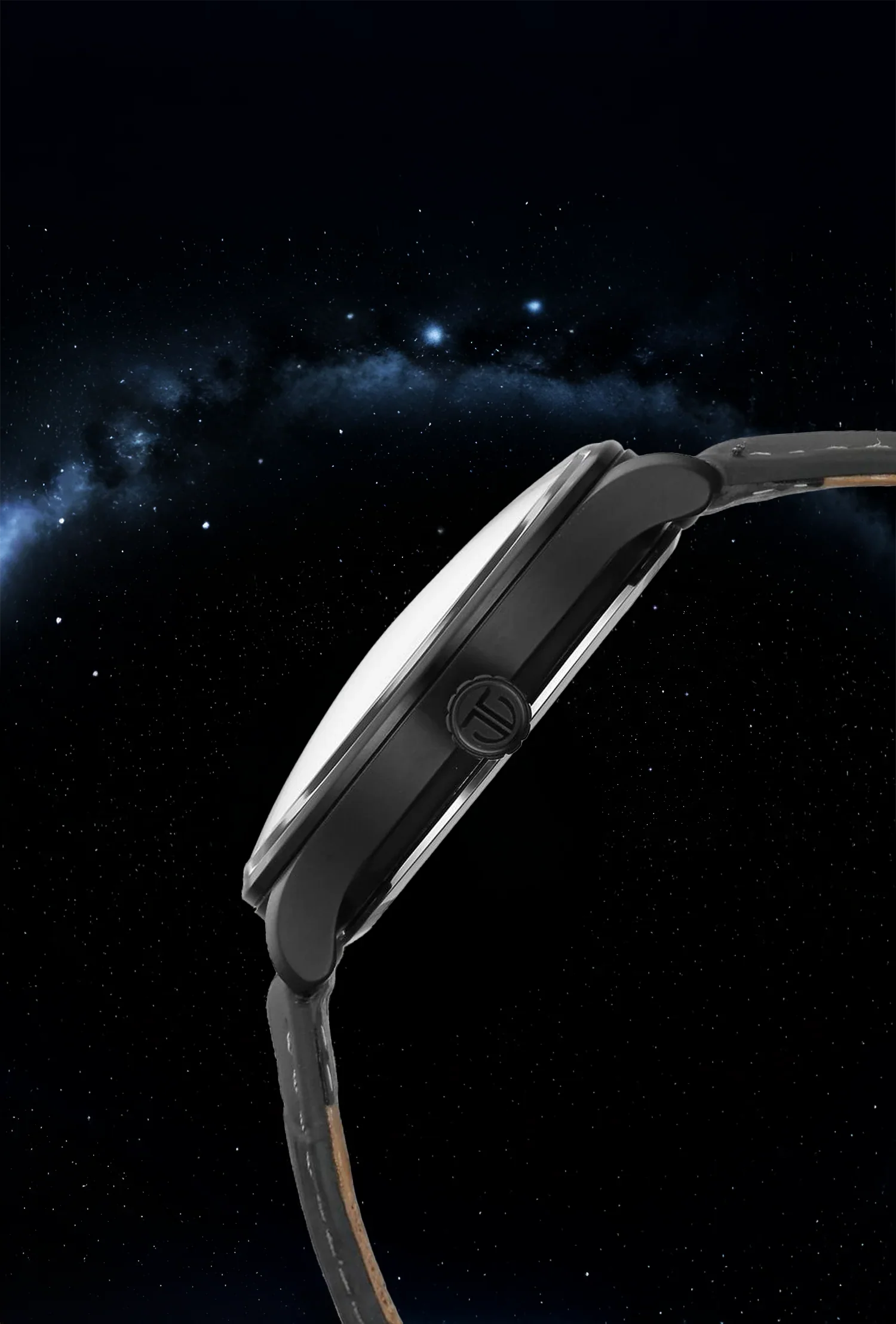 Titan Stellar Earth Disc Grey Dial Watch