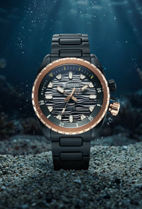 Titan Zero Hour Diver's Black Dial Analog Watch