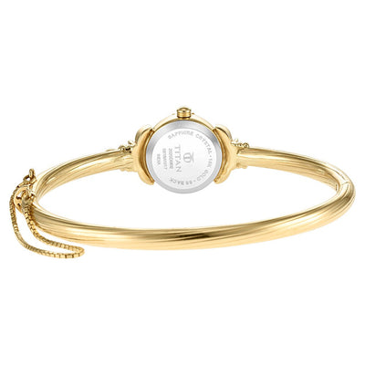 Titan Nebula Quartz Analog 18 Karat Solid Gold Watch for Women