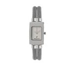 Fastrack Quartz Analog Silver Dial Stainless Steel Strap Watch for Girls