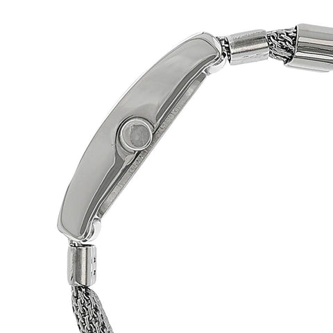 Fastrack Quartz Analog Silver Dial Stainless Steel Strap Watch for Girls