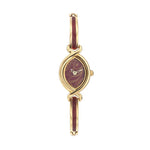Titan Quartz Analog Maroon Dial Watch for Women