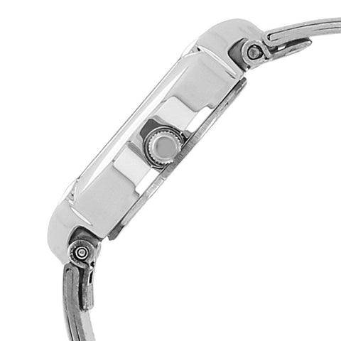 Titan Quartz Analog White Dial Stainless Steel Strap Watch for Women