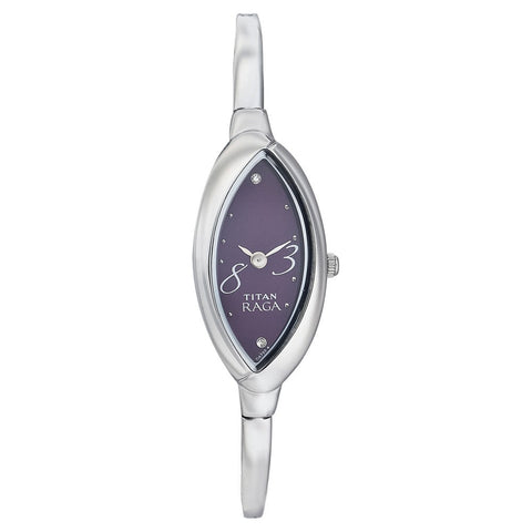 Titan Quartz Analog Purple Dial Watch for Women