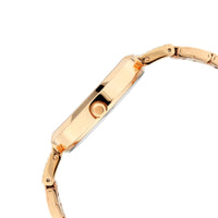 Titan Sparkle Rose Gold Dial Analog with Date Metal Strap watch for Women