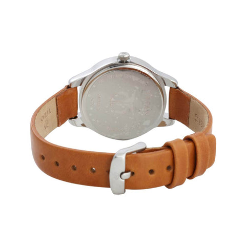 Titan Workwear Silver Dial Women Watch With Leather Strap
