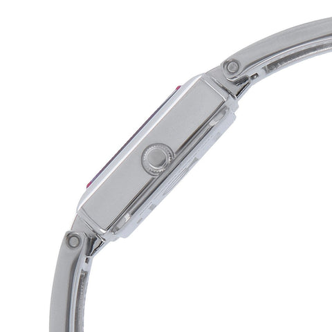 Titan Quartz Analog White Dial Leather Strap Watch for Women