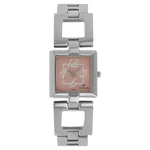 Titan Quartz Analog Pink Dial Stainless Steel Strap Watch for Women