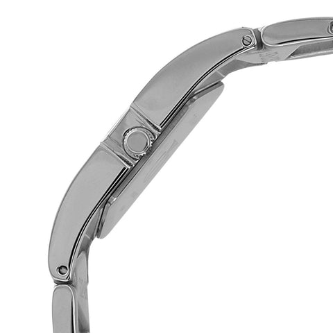 Titan Quartz Analog Black Dial Stainless Steel Strap Watch for Women