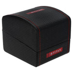 Titan Quartz Analog Black Dial Stainless Steel Strap Watch for Women