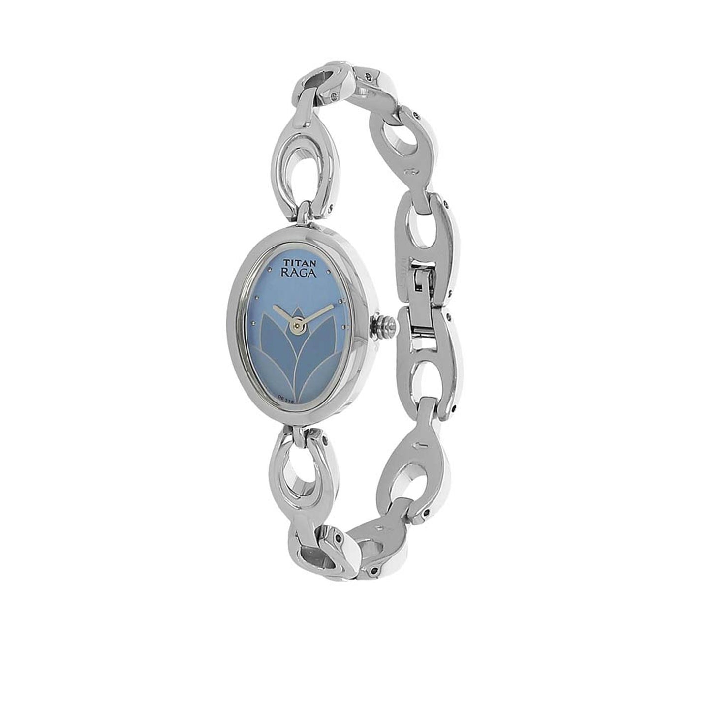 Titan Raga Blue Dial Women Watch With Metal Strap