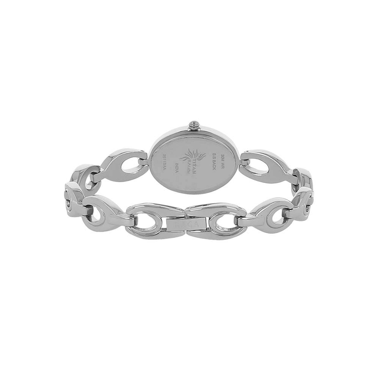 Titan Raga Blue Dial Women Watch With Metal Strap