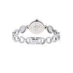 Titan Quartz Analog Blue Dial Metal Strap Watch for Women