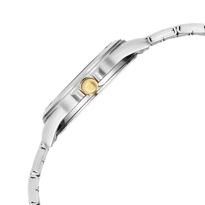 Titan IBD -COUPLE Brass Silver and Golden Round Shape Watch for Women
