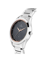 Titan Sparkle Anthracite Dial Analog with Date Stainless Steel Strap Watch for Women