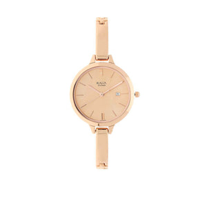 Titan Raga Viva Rose Gold Dial Women Watch With Metal Strap